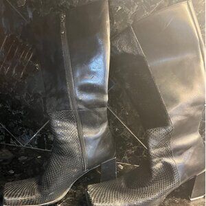 Enzo Angolini Black Leather Boot